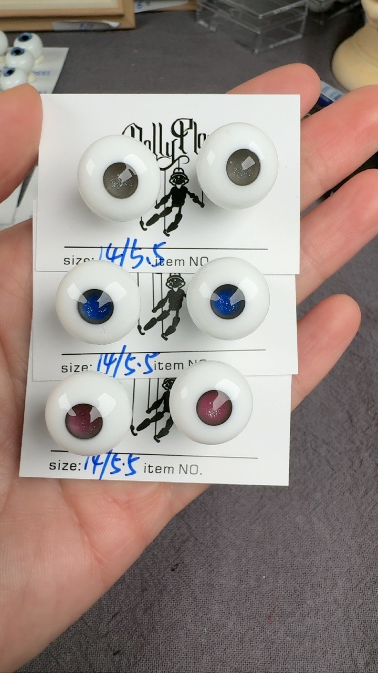 14MM Limit BJD Glass Eyes Cat Eyes