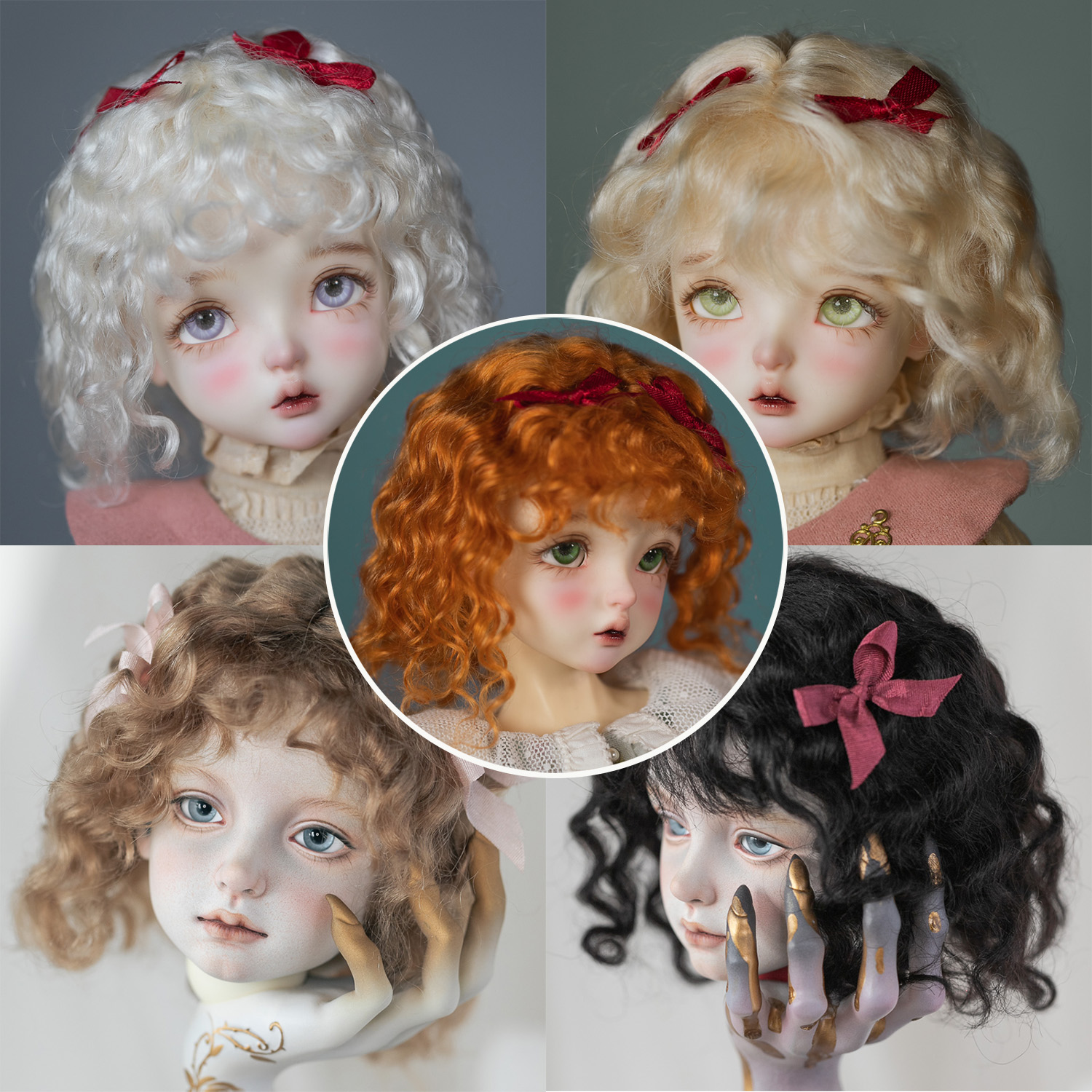 Mohair Wig QQ-149 1/4 size