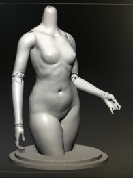 1/3 female body part [1-part torso](preorder)