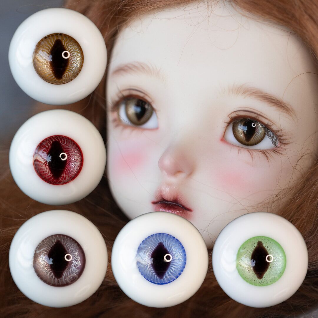 MY01-06 BJD Glass Eyes Cat Eyes